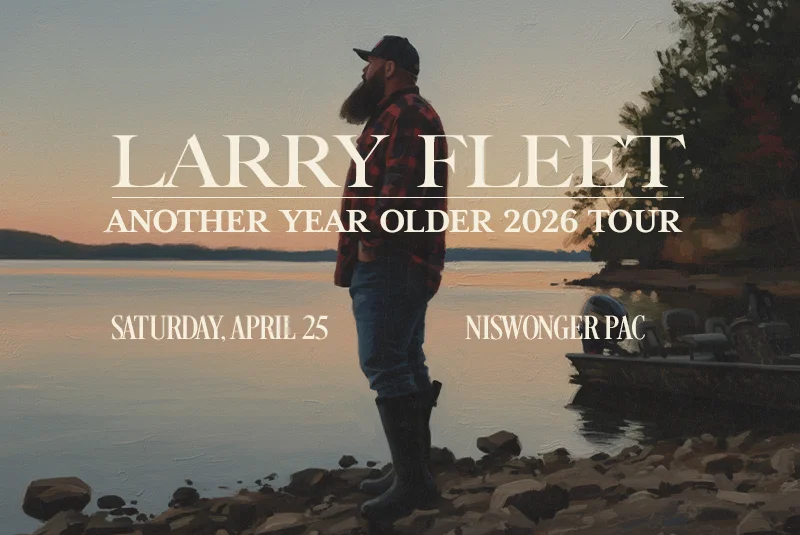 Larry Fleet 2026 live concert poster